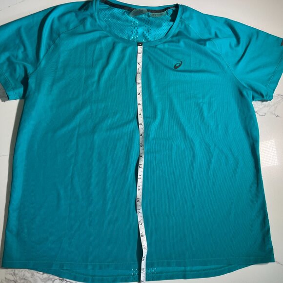 NWOT - ASICS - Ventilate Short Sleeve TShirt - Turquoise Green - Size XL - Picture 15 of 16